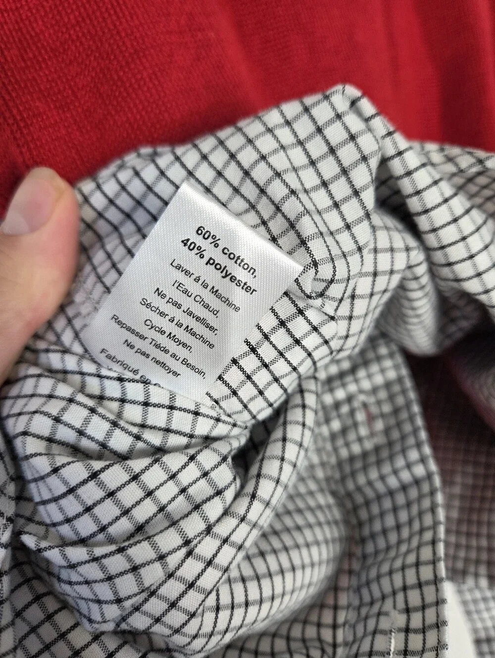 Boys Size 7 Sweater Vest Set Button Up Shirt Slacks Dress Pants Red Christmas